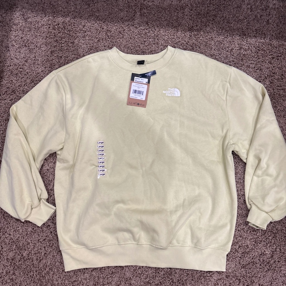 The North Face Women's Evolution Oversized Crewneck Sweatshirt Size Large NWT